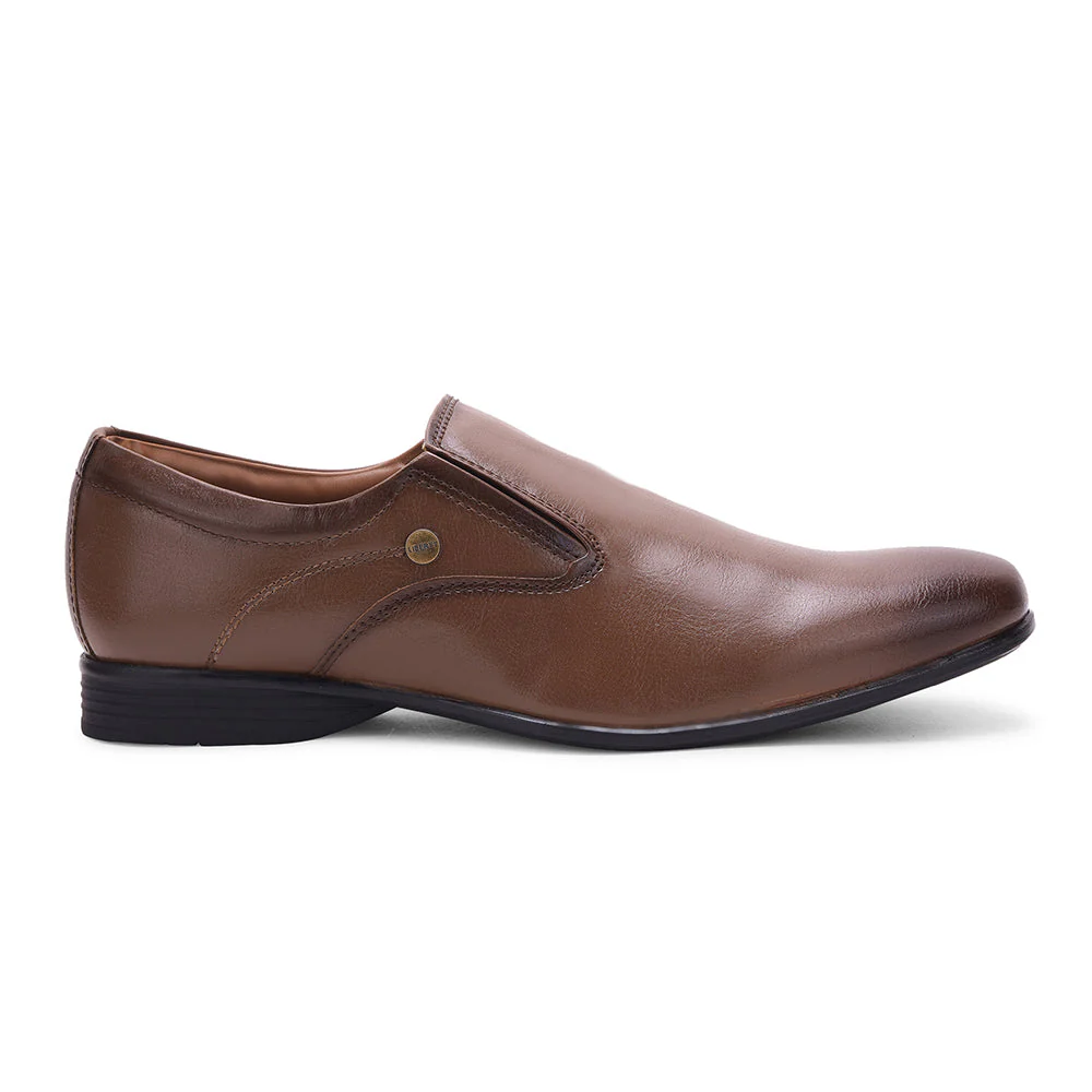 Fortune by Liberty Men ROBERT-1 Tan Formal Non Lacing Shoes - Image 2