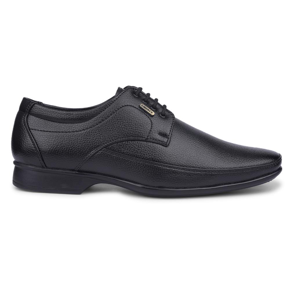 Fortune By Liberty Mens HIL-7 Black Formal Lacing Shoes - Image 2
