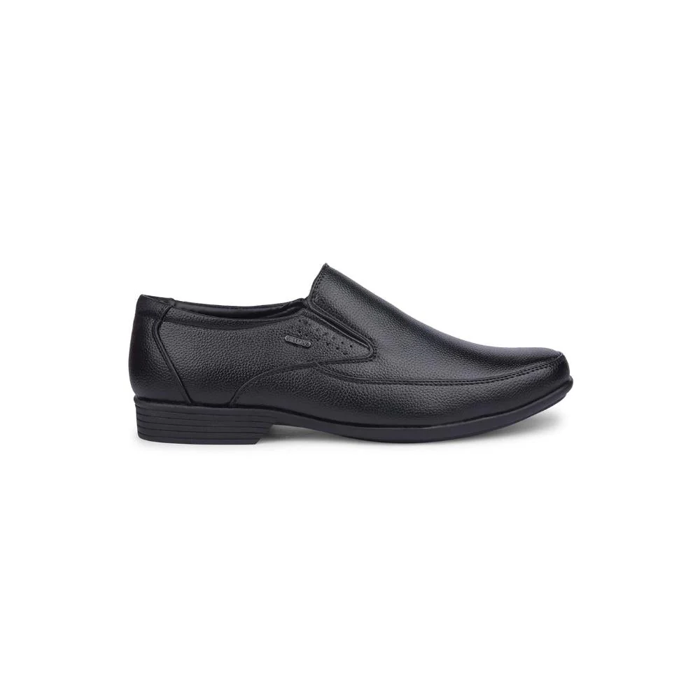 Fortune By Liberty Mens HIL-8 Black Formal Non Lacing Shoes - Image 2