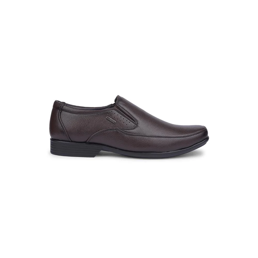 Fortune By Liberty Mens HIL-8 Brown Formal Non Lacing Shoes - Image 2
