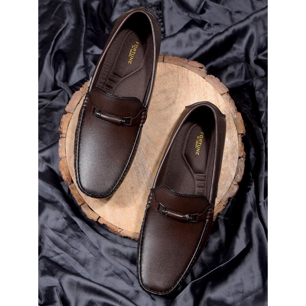 Fortune By Liberty Mens VCL-107 Brown Formal Loafers - Image 4
