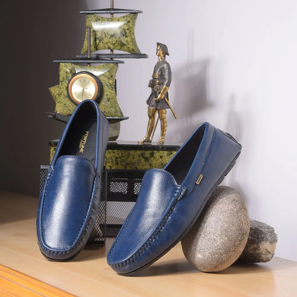 Fortune By Liberty Mens VCL-109 N. Blue Formal Loafers - Image 4