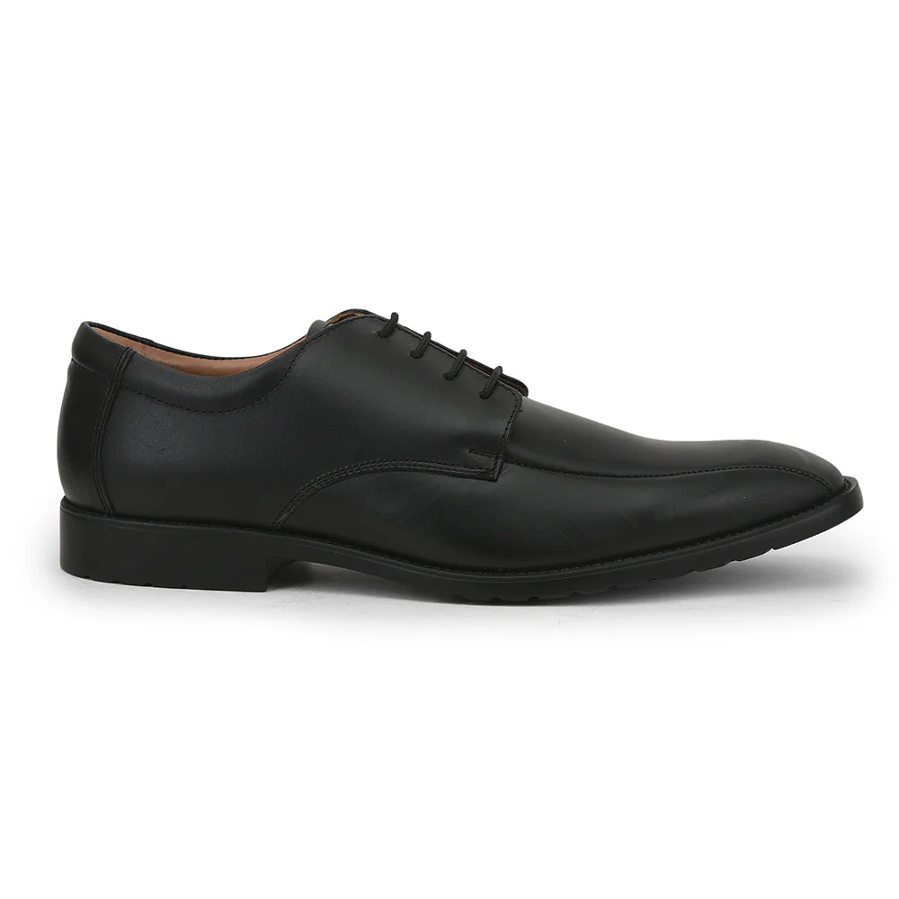 Fortune Formal Lacing Shoes For Men (Black) CELRIO-03T By Liberty - Image 2