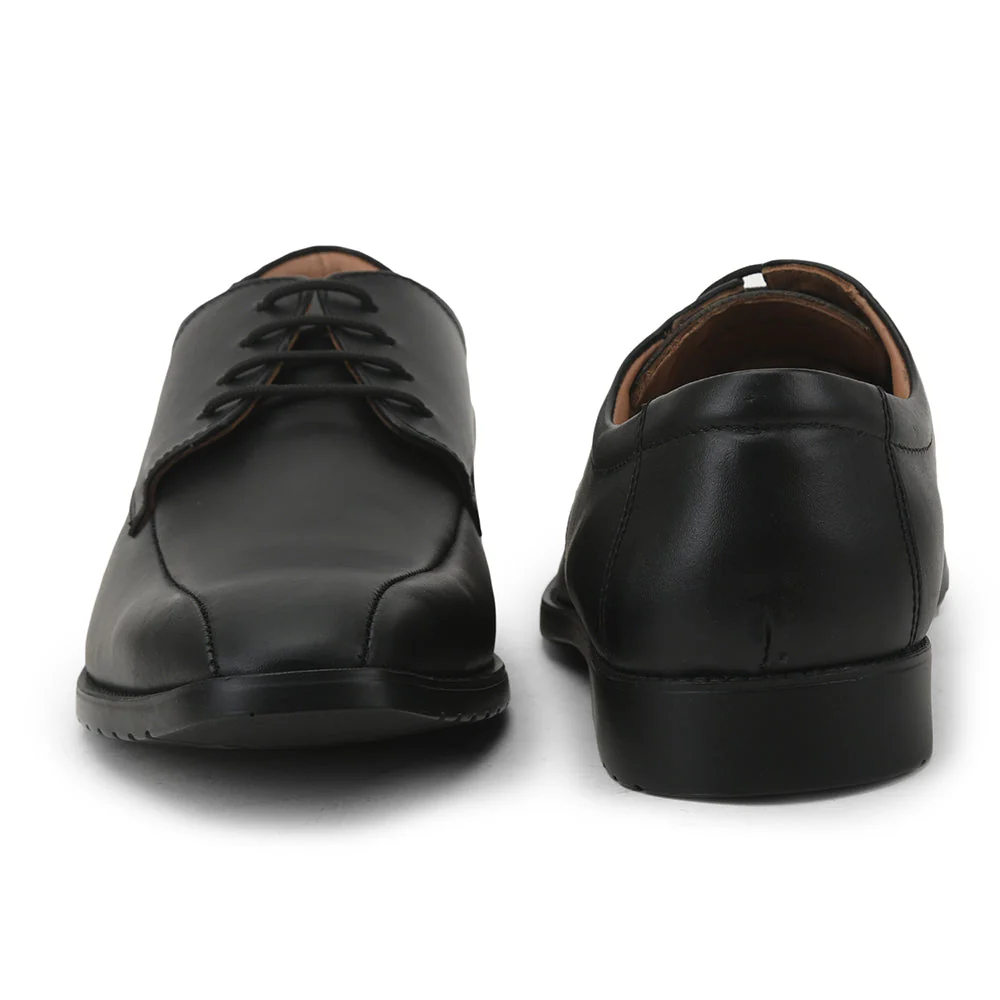 Fortune Formal Lacing Shoes For Men (Black) CELRIO-03T By Liberty - Image 4