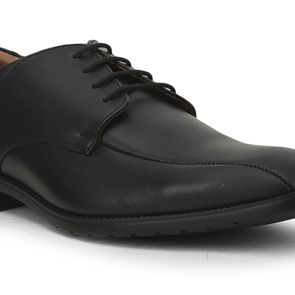 Fortune Formal Lacing Shoes For Men (Black) CELRIO-03T By Liberty - Image 6