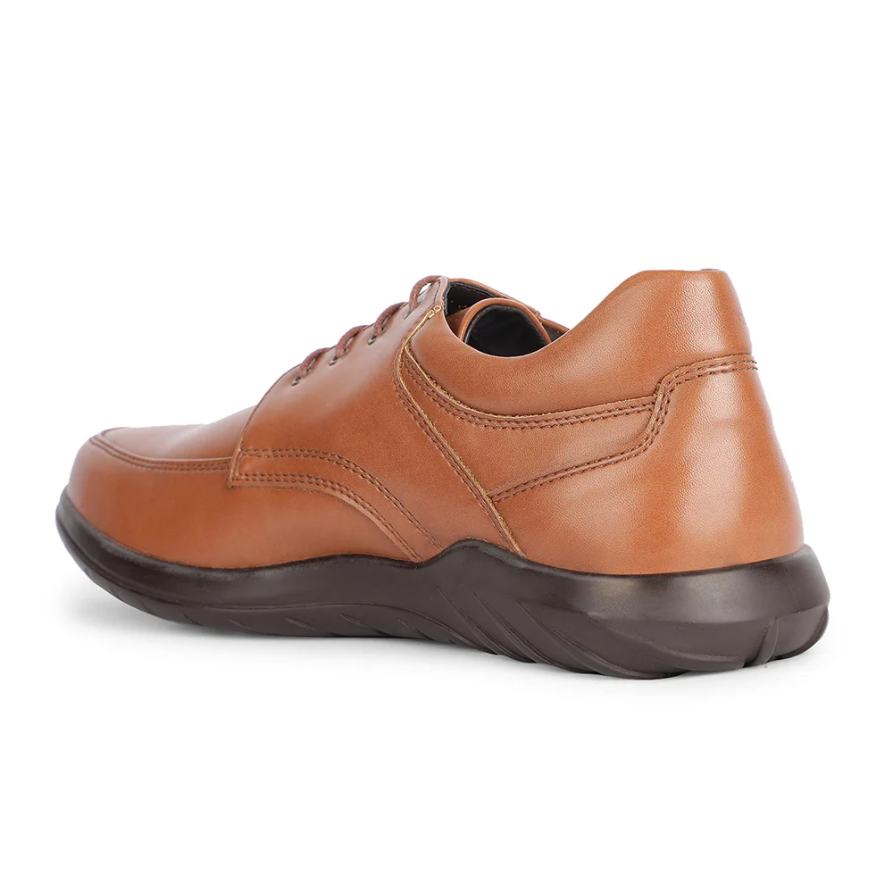 Fortune Formal Tan Lacing Shoes For Men BENTLICK-E By Liberty - Image 5