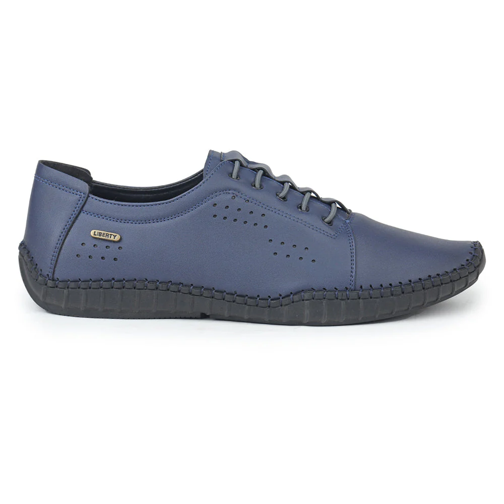 Fortune (N.Blue) Casual Lace Up Shoes For Men JPL-252 By Liberty - Image 2