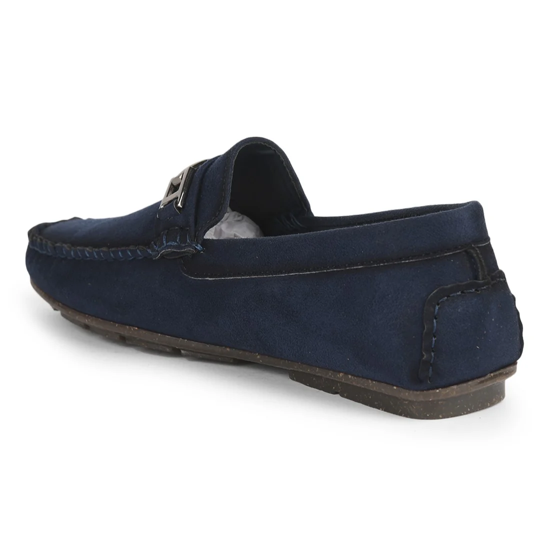 Fortune (Navy Blue) Casual Slip on Shoes For Men VCL-2 By Liberty - Image 5