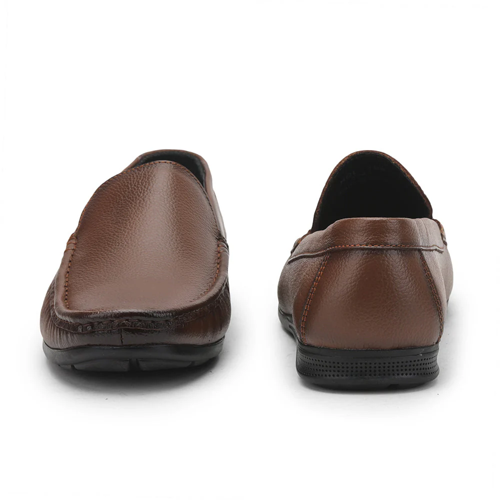 Fortune (Tan) Casual Loafer Shoes For Men HOL-106 By Liberty - Image 4