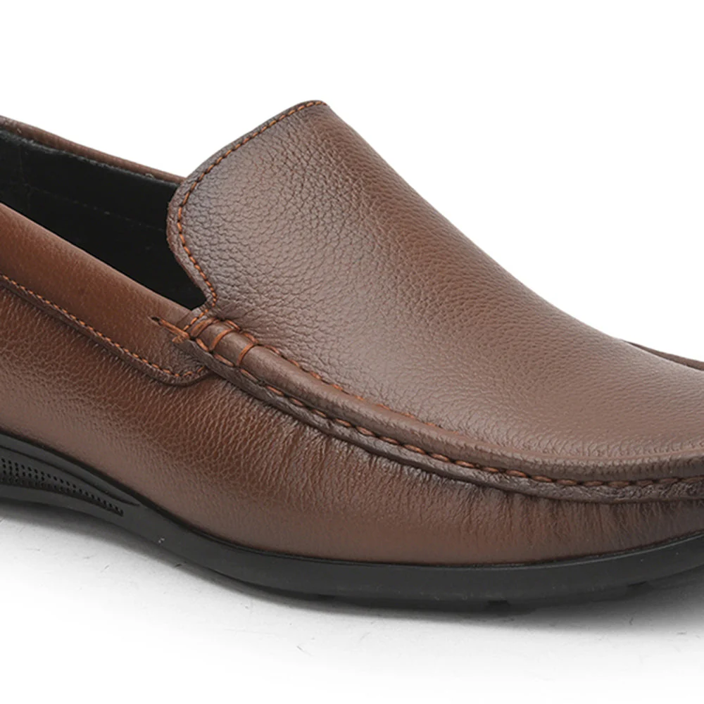 Fortune (Tan) Casual Loafer Shoes For Men HOL-106 By Liberty - Image 6