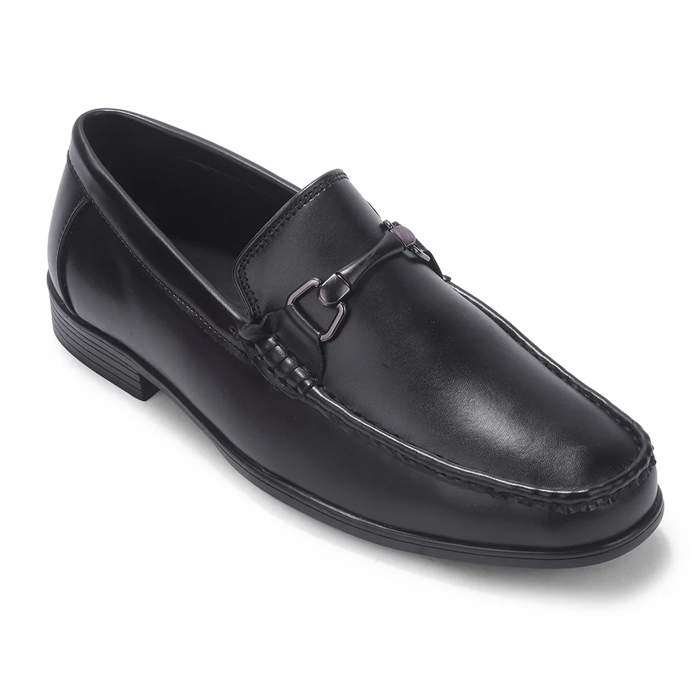 Fortune VAL-32E Black Casual Loafers Shoes For Men By Liberty