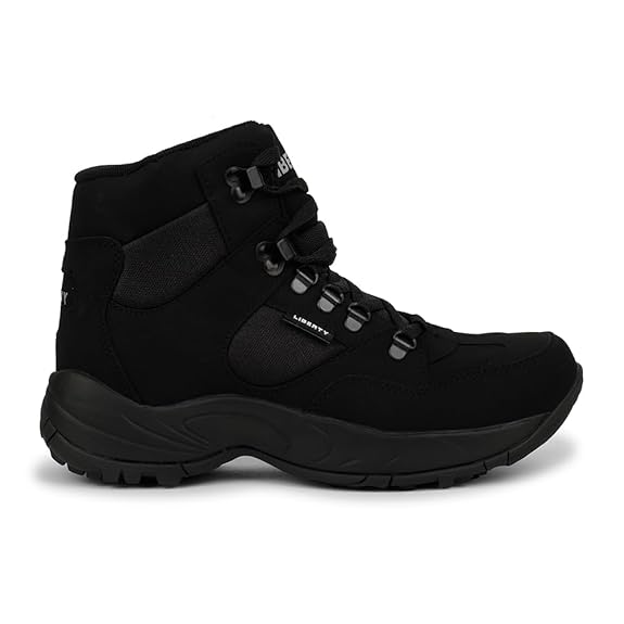 Freedom Black Lacing Safety Shoes For Men EVEREST-4J By Liberty - Image 2