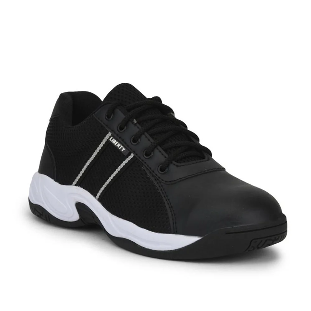 Freedom Black Lacing Safety Shoes For Men ROCKELETST By Liberty
