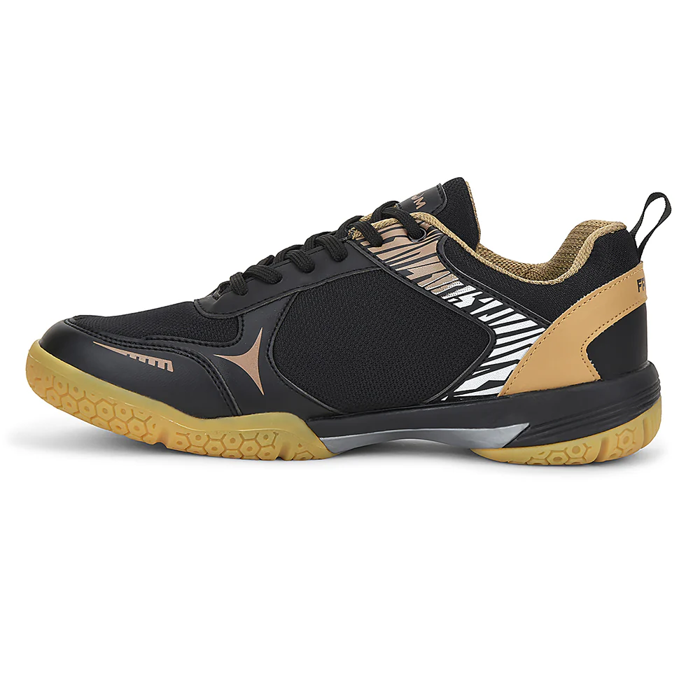FREEDOM Black Sports Non-Marking Paddle/Pickleball & Badminton Shoes For Men PLUTO-1 By Liberty - Image 3
