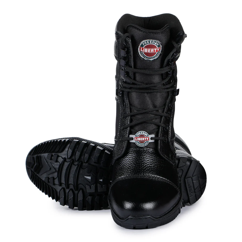 Freedom By Liberty Mens SOLDIER-01 Defence Lacing Black Trekking Boots - Image 6