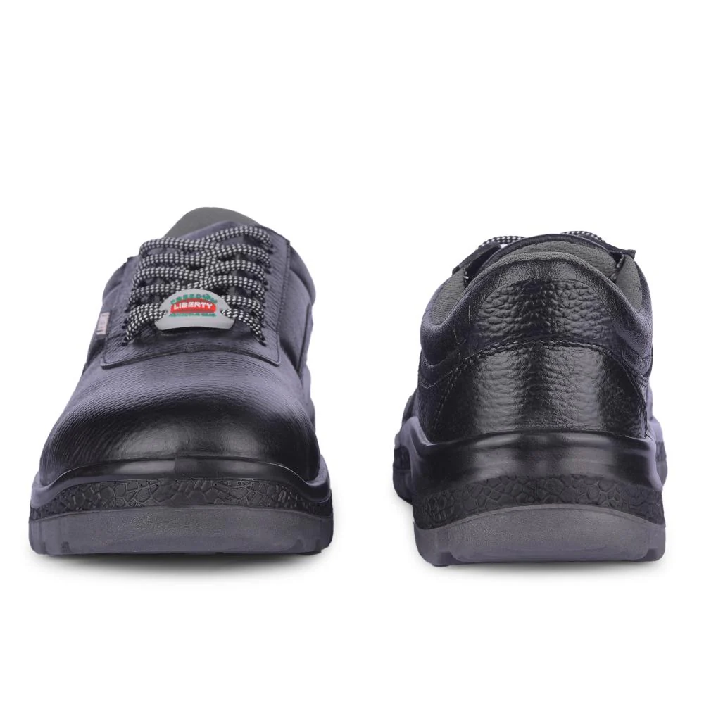 Freedom By Liberty Mens SURAKSHAOX Black Safety Lacing Shoes - Image 6