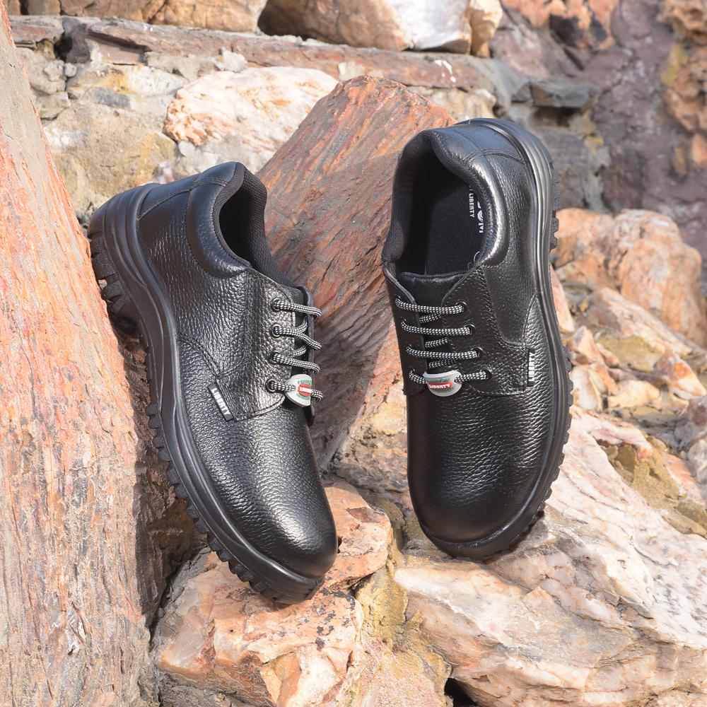 Freedom By Liberty Mens SURKSHA1SK Black Safety Lacing Shoes - Image 3