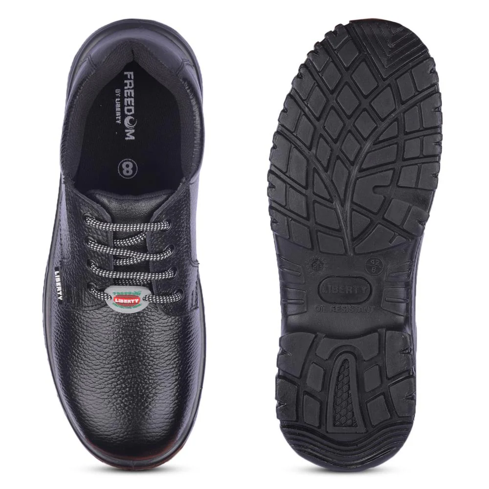 Freedom By Liberty Mens SURKSHA1SK Black Safety Lacing Shoes - Image 4