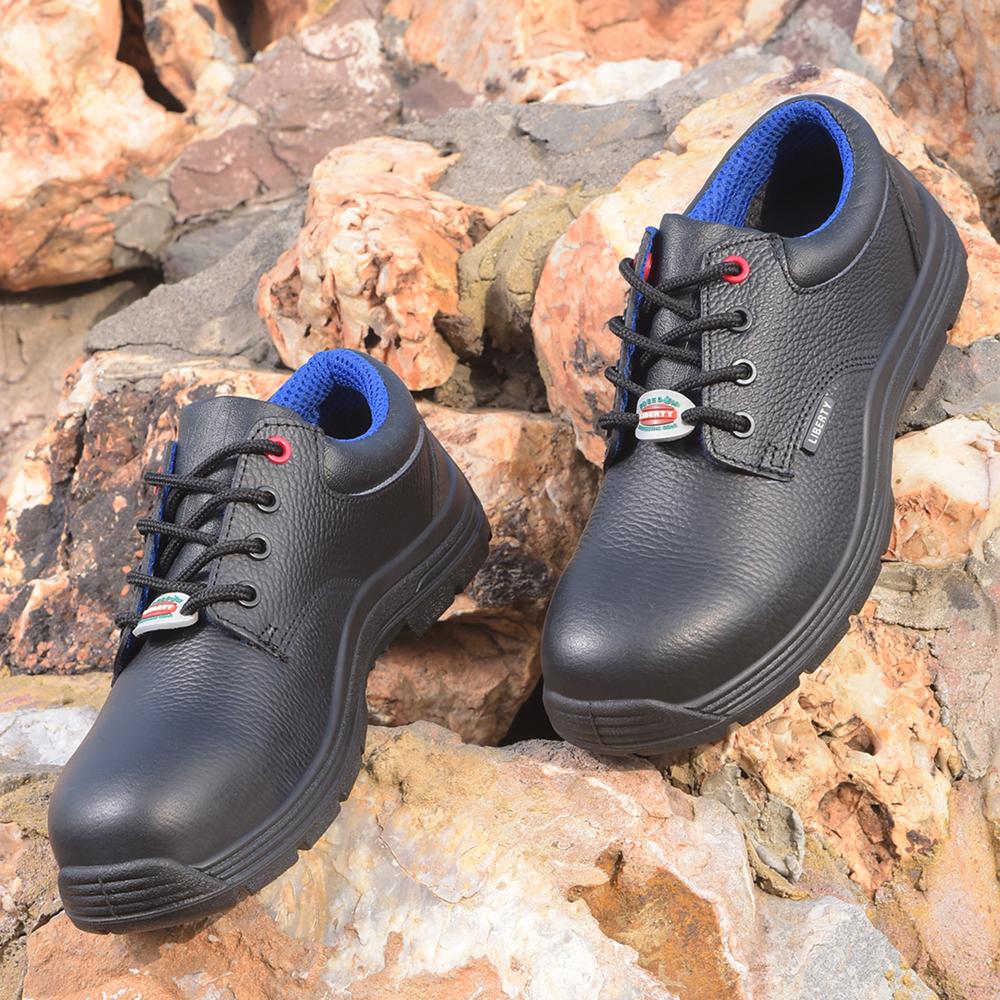 Freedom By Liberty Mens SURKSHA2CJ Black Safety Lacing Shoes - Image 3
