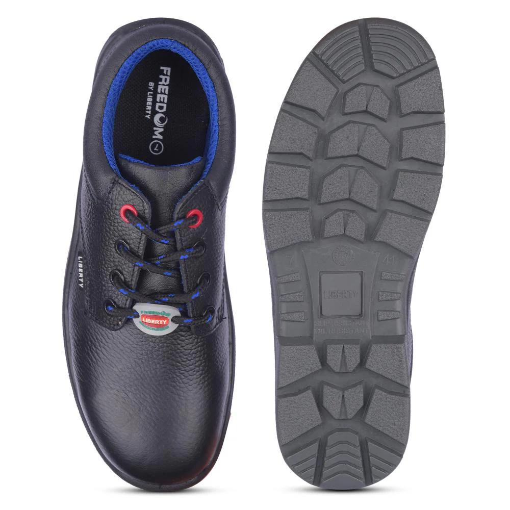 Freedom By Liberty Mens SURKSHA2CJ Black Safety Lacing Shoes - Image 6