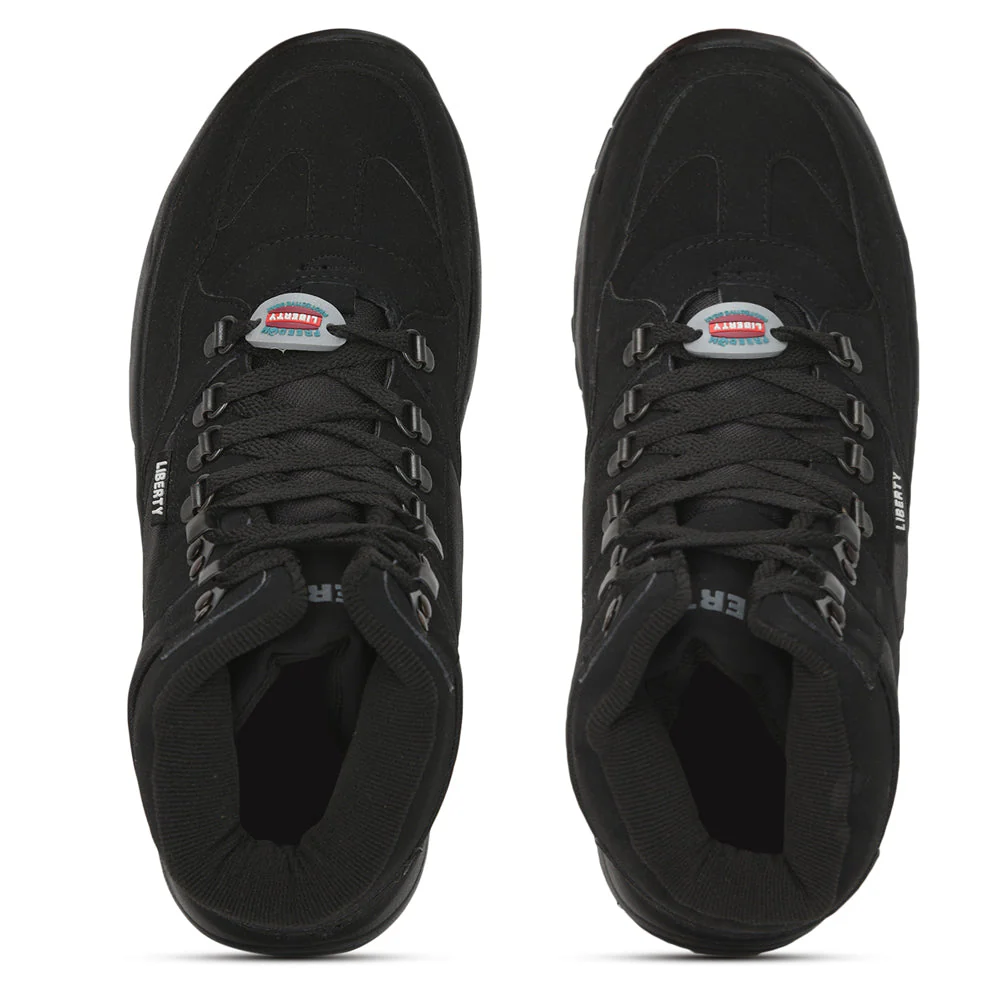 Freedom Casual (Black) Defence Hiking/Trekking Ankle Shoes EVREST-PRM By Liberty - Image 6