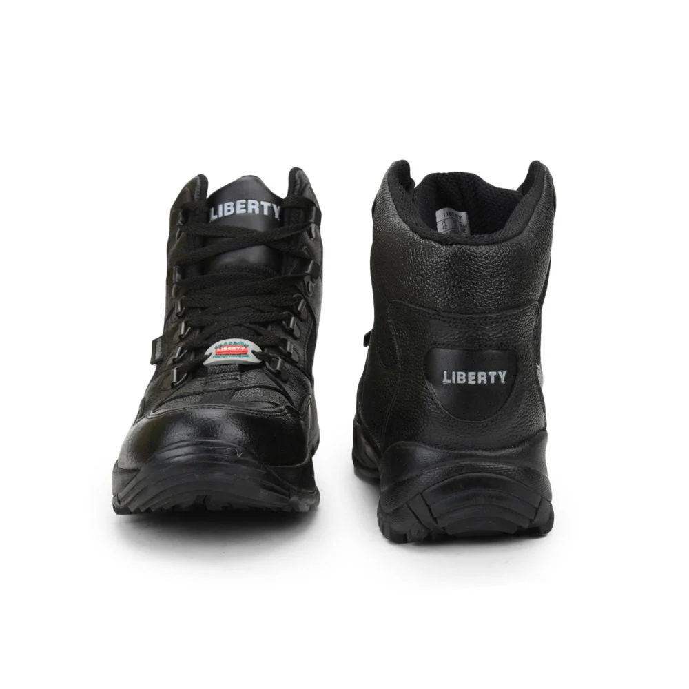 Freedom Casual (Black) Defence Hiking/Trekking Ankle Shoes SHAURYA By Liberty - Image 7
