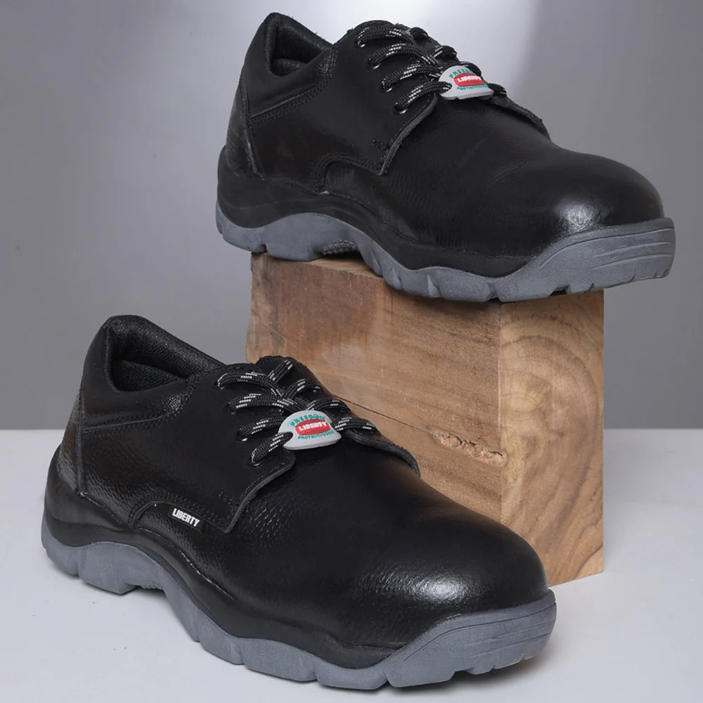 Freedom Casual (Black) Safety Double Density Steel Toe Shoes SHIELD-ST By Liberty - Image 3