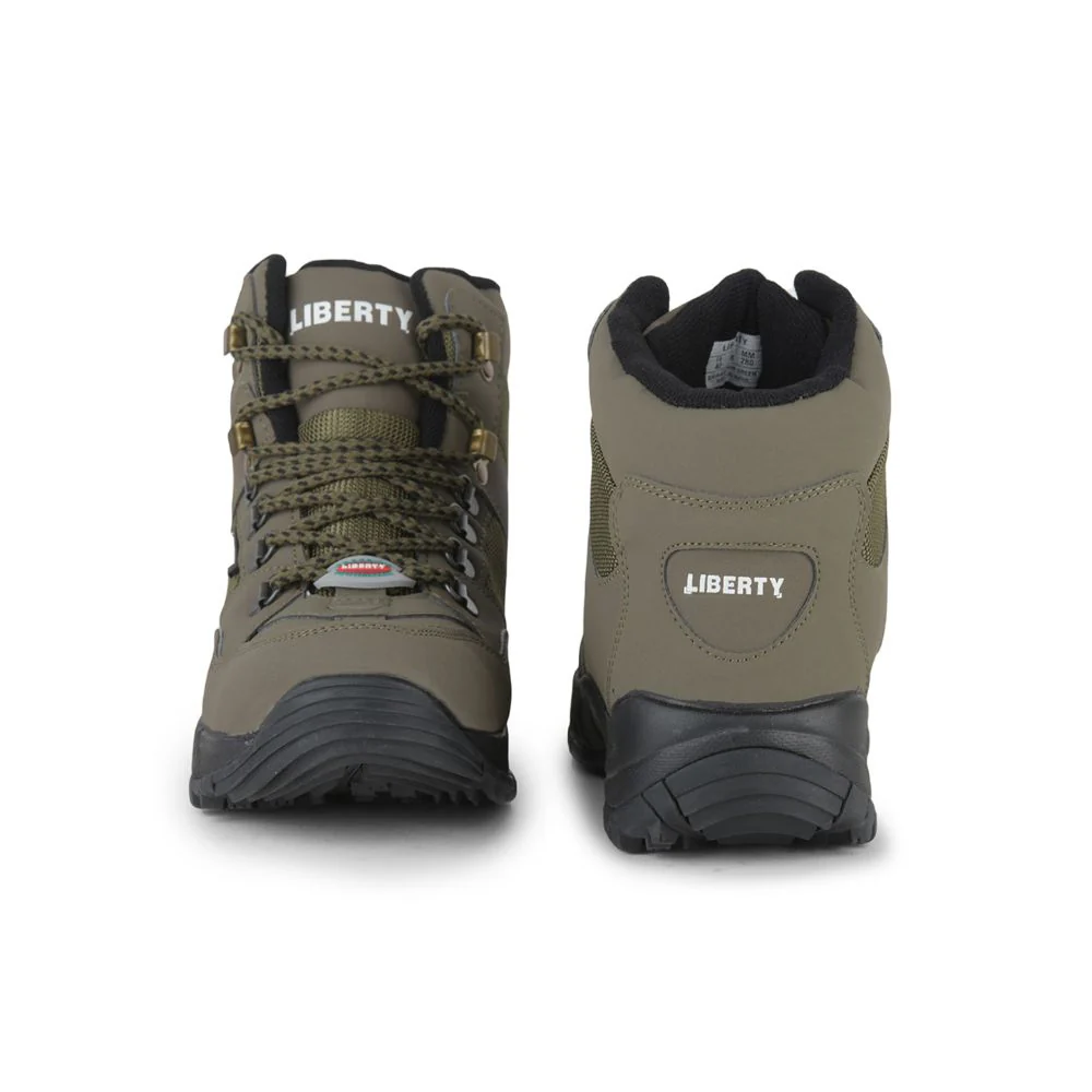 Freedom Casual (Green) Defence Hiking/Trekking Ankle Shoes SHIKHARPRM By Liberty - Image 4