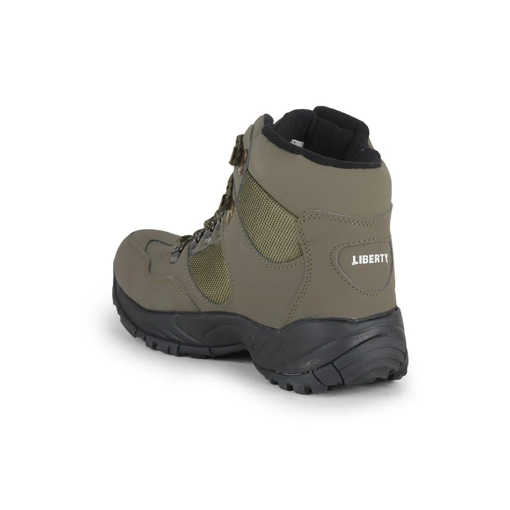 Freedom Casual (Green) Defence Hiking/Trekking Ankle Shoes SHIKHARPRM By Liberty - Image 7