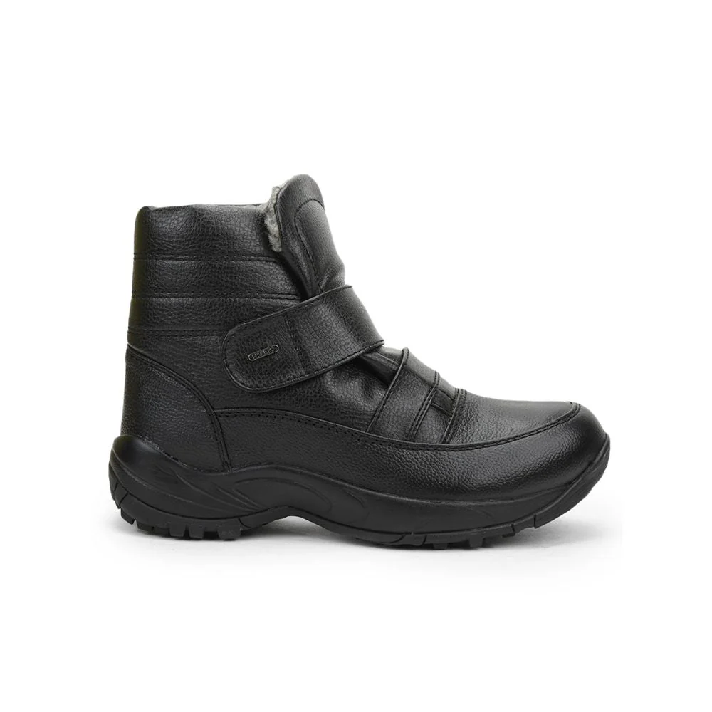 Freedom By Liberty Mens EVREST-FUR Casual Black Lacing Boots - Image 2