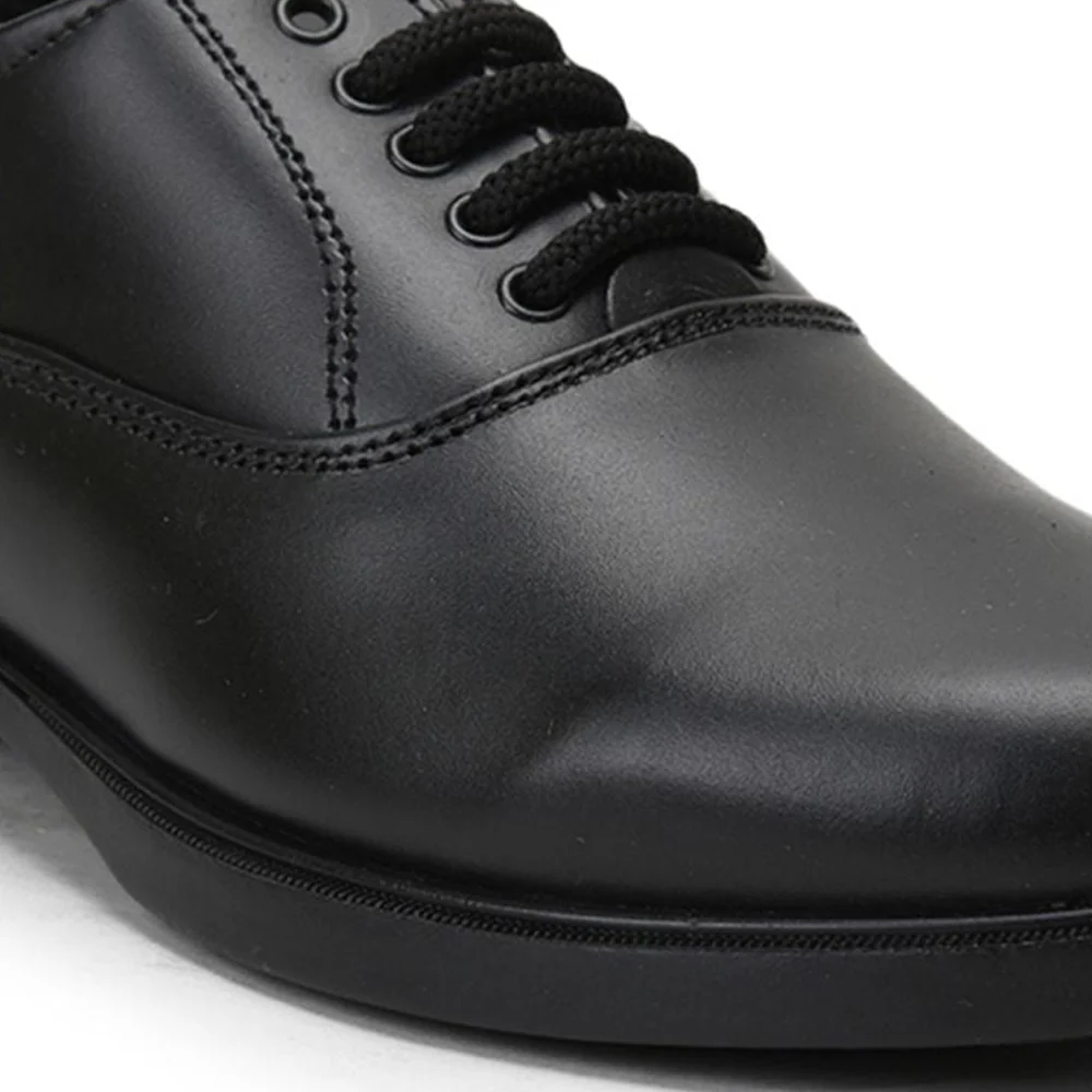 Freedom Lacing Black Formal Shoe For Men RIDER By Liberty - Image 4