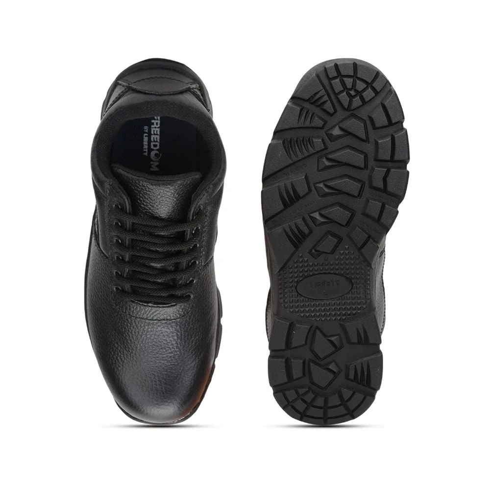 Freedom By Liberty Mens ARMOUR-CT Lacing Black Safety Shoe - Image 3