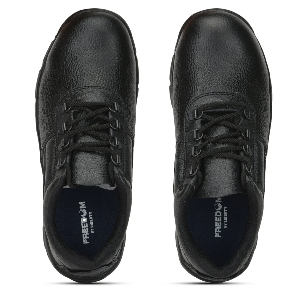 Freedom Casual Lacing Shoes For Men (Black) ARMOUR-ST By Liberty - Image 5