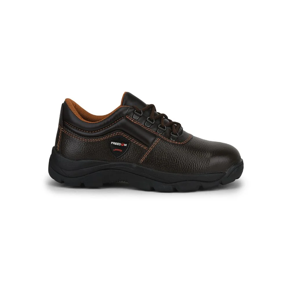 Freedom By Liberty Mens ARMOUR-ST Lacing Brown Safety Shoe - Image 2