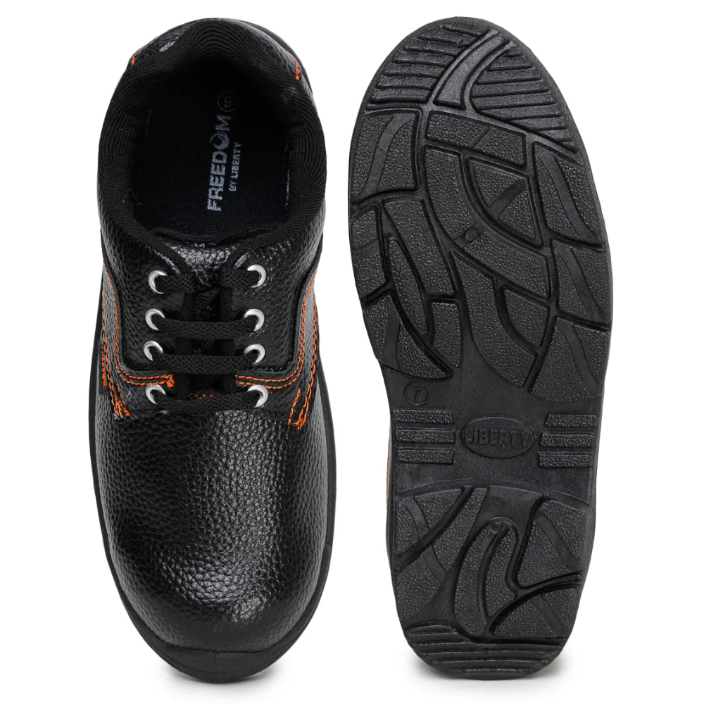 Freedom Casual (Orange) Safety Marked Steel Toe Shoes VIJYATA-1A By Liberty - Image 6