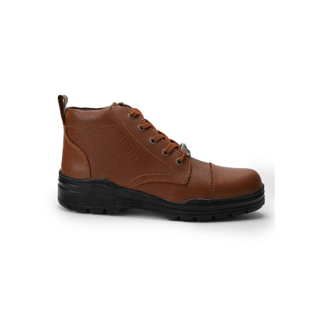Freedom Casual Tan Police Leather High Ankle Boot VEER-1 By Liberty - Image 2