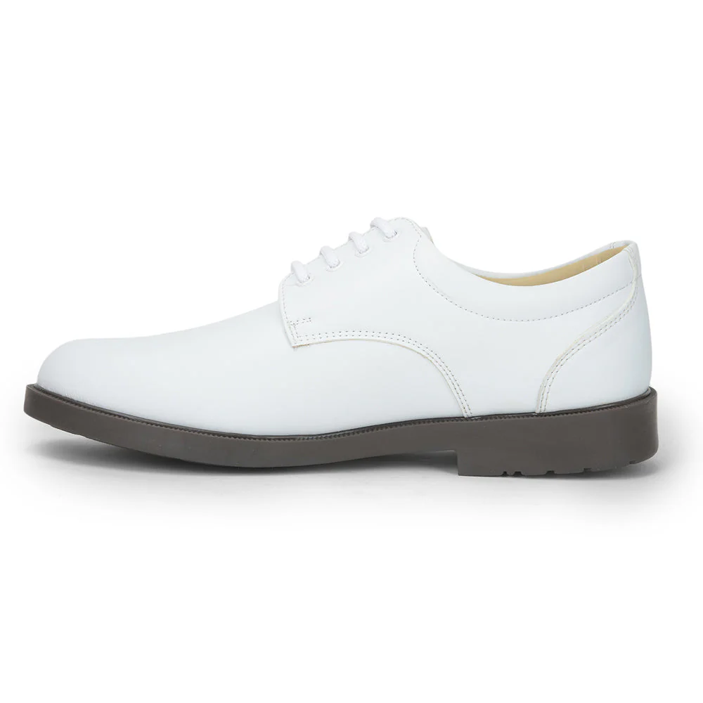 Freedom Formal White Defence Navy Shoes 5238-219MF By Liberty - Image 4