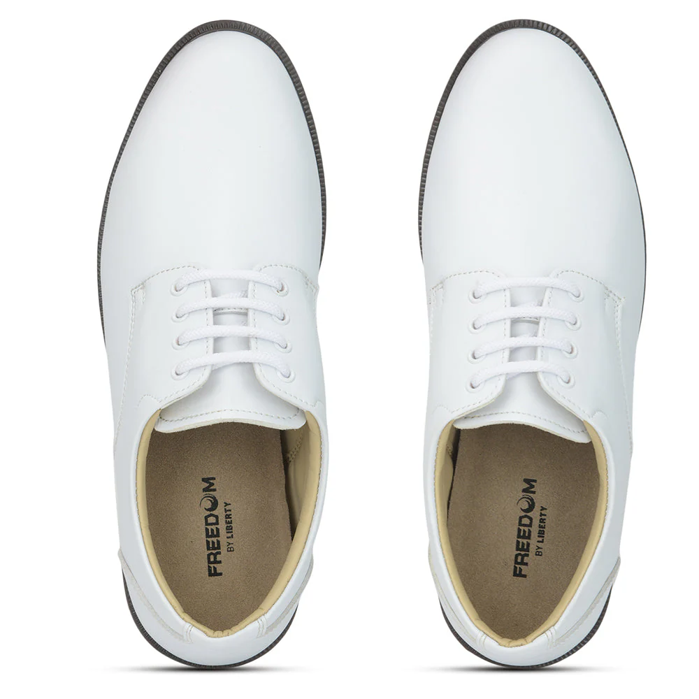 Freedom Formal White Defence Navy Shoes 5238-219MF By Liberty - Image 6