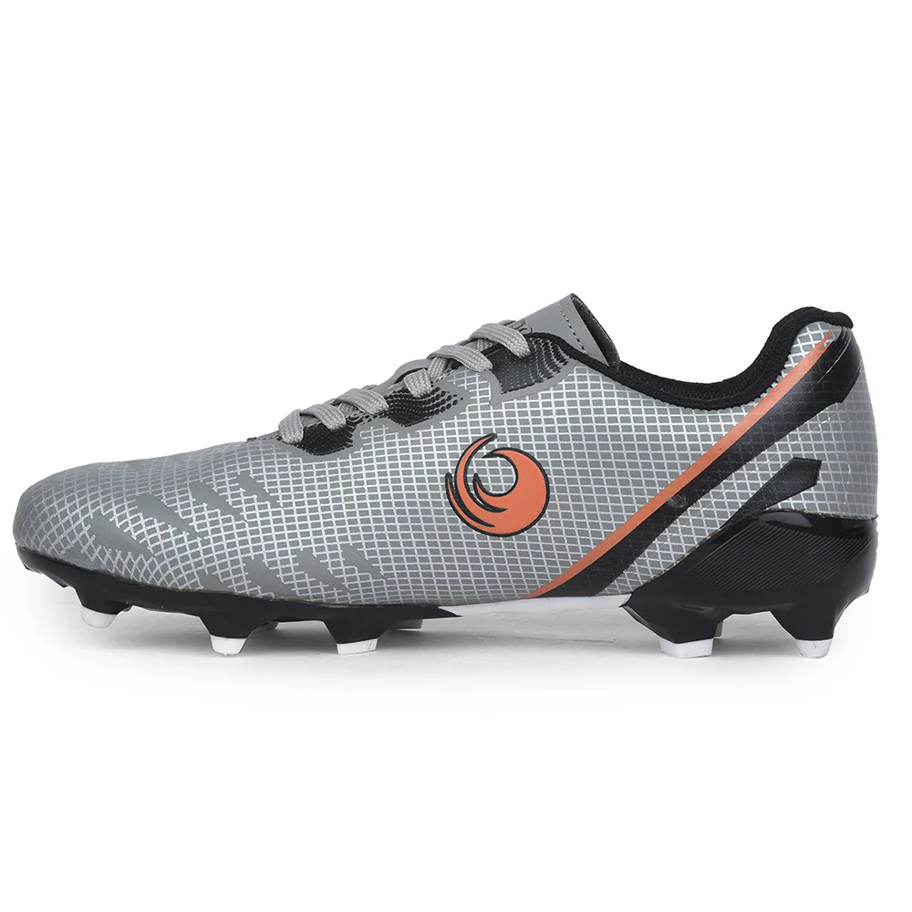 Freedom Grey Sports Lacing Football Shoes For Men JOGA By Liberty - Image 3