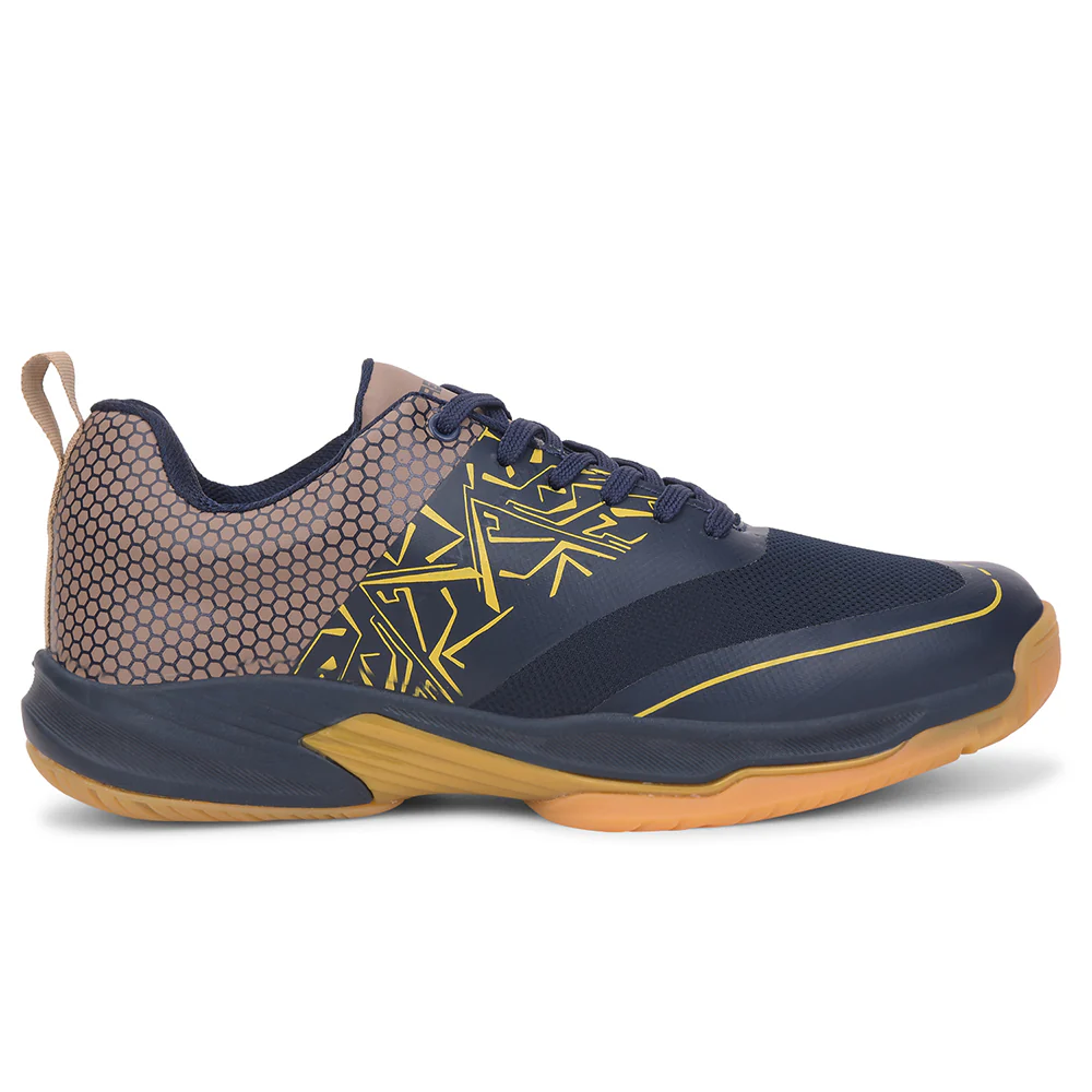 FREEDOM Navy Blue Sports Non-Marking Paddle/Pickleball & Badminton Shoes For Men UNESKO By Liberty - Image 2
