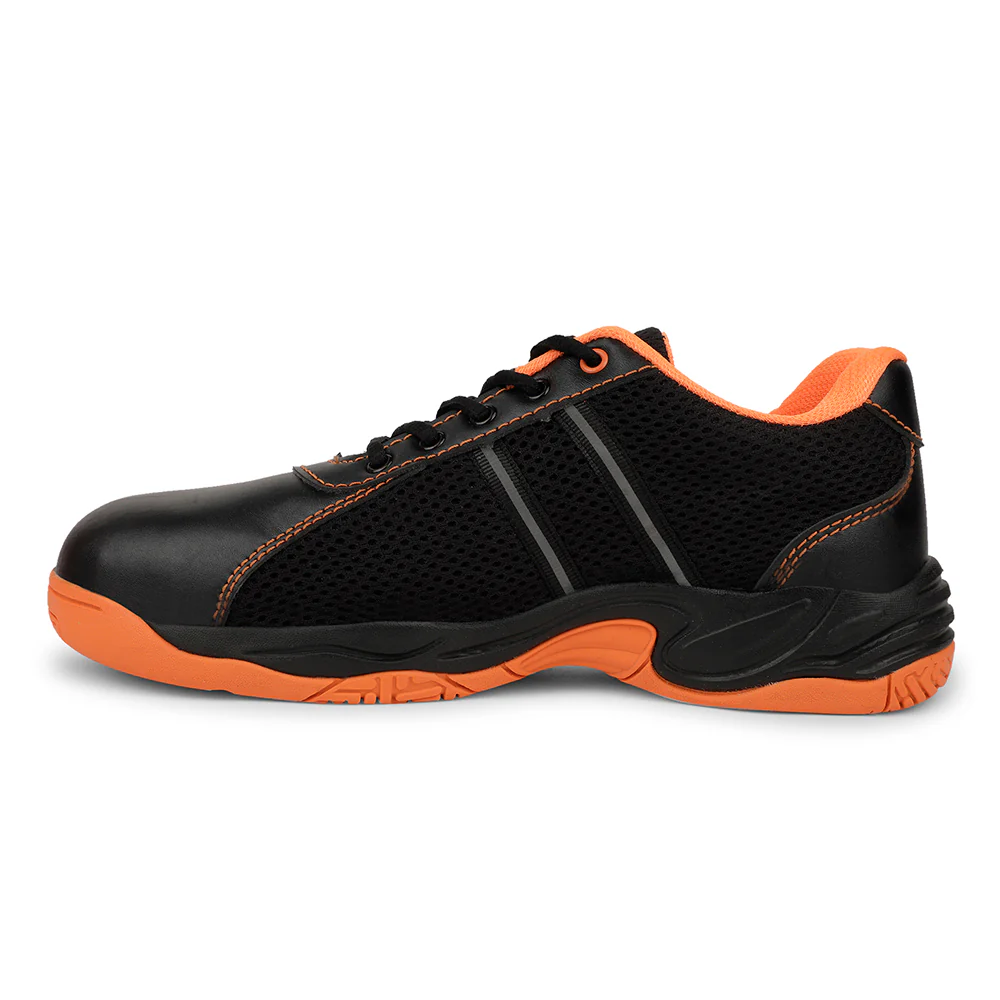 Freedom Orange Lacing Safety Shoes For Men ROCKELETST By Liberty - Image 3