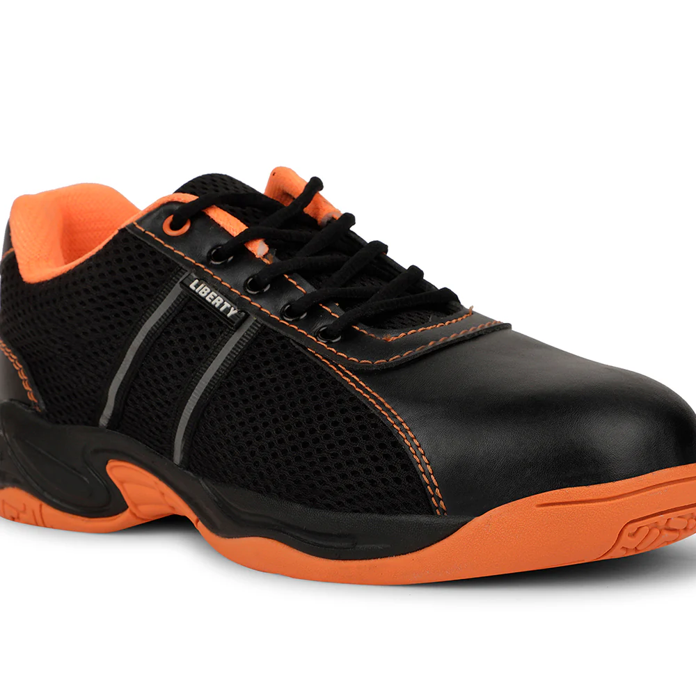 Freedom Orange Lacing Safety Shoes For Men ROCKELETST By Liberty - Image 4