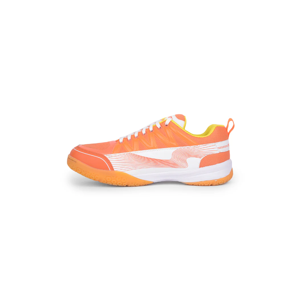 FREEDOM Orange Sports Non-Marking Paddle/Pickleball & Badminton Shoes For Men GRIPPER-01 By Liberty - Image 3
