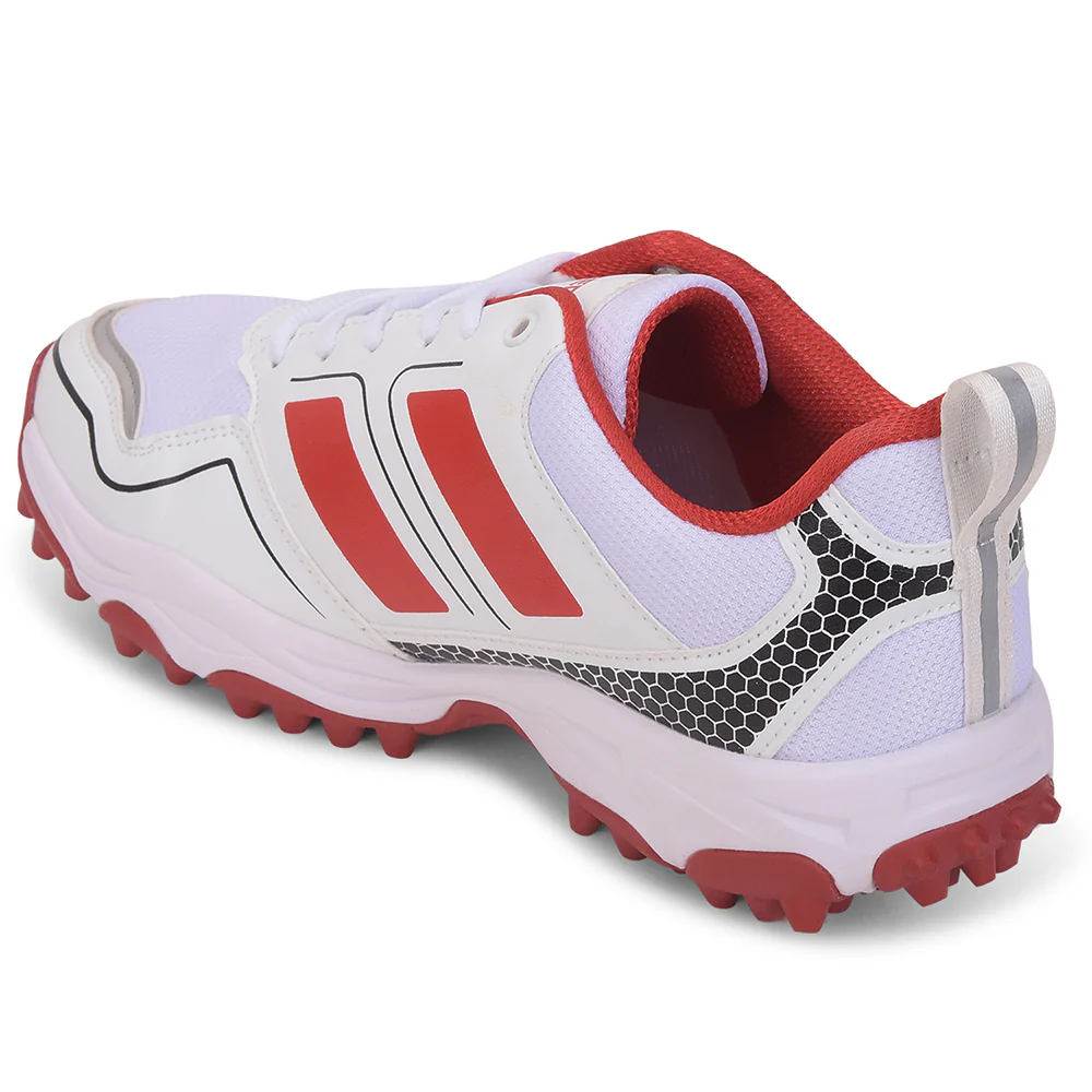 FREEDOM Red Sports Lace-Up Cricket Shoes For Men POWERPLAY By Liberty - Image 6