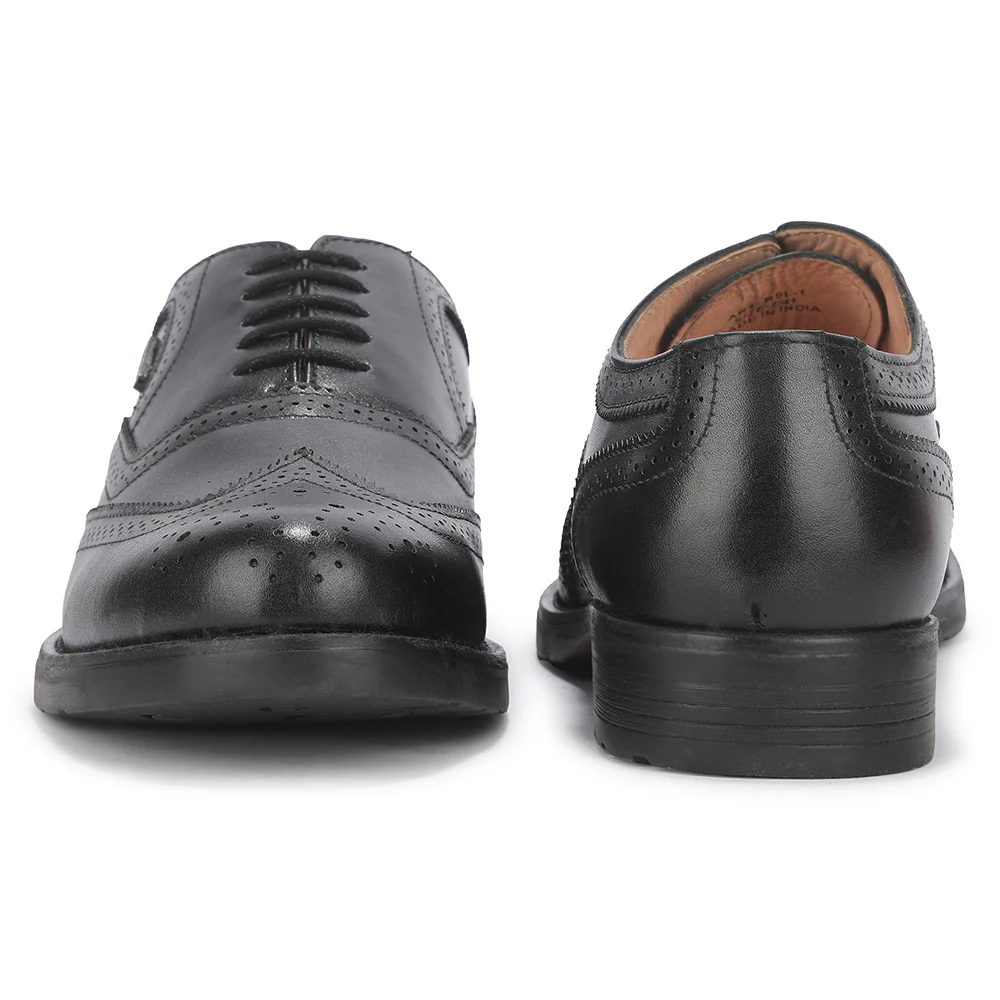 Freedom RSL-1 Black Formal Lacing Oxford Shoes for Men by Liberty - Image 6