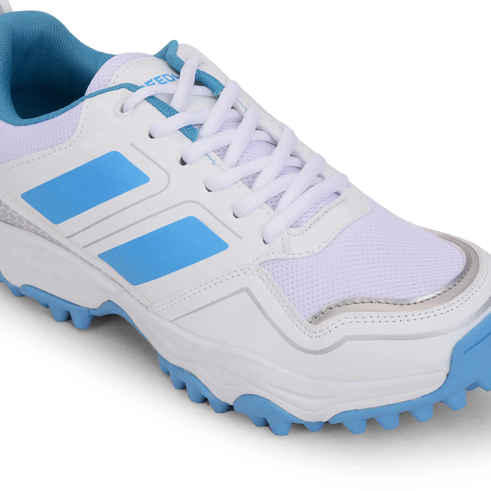 FREEDOM Sky Blue Sports Lace-Up Cricket Shoes For Men POWERPLAY By Liberty - Image 5