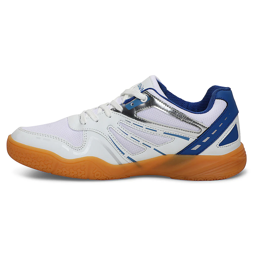 FREEDOM Sky Blue Sports Non-Marking Paddle/Pickleball & Badminton Shoes For Men ASPIRE-1E By Liberty - Image 3