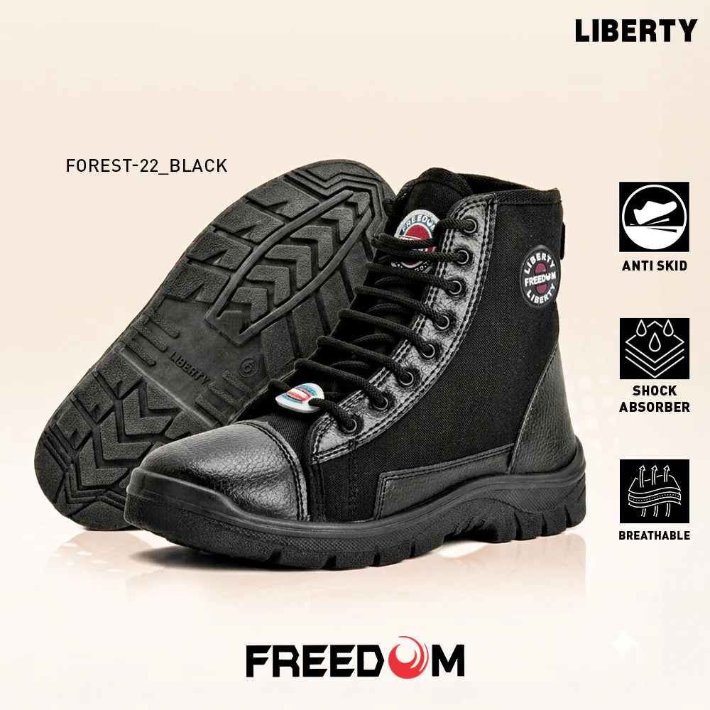 Freedom Sports (Black) Defence Jungle Boot FOREST-22 By Liberty - Image 3
