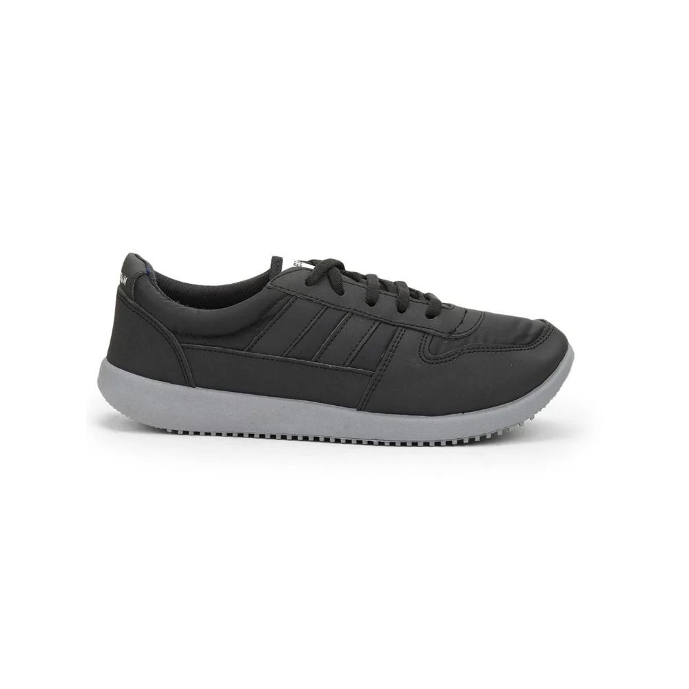 Freedom Casual Black Pt. Lacing Shoes For Men JUMP By Liberty - Image 2