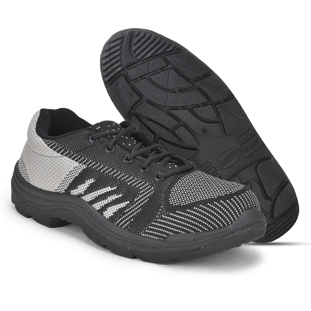 Freedom Sports (Grey) Safety Flyknit Sporty With Steel Toe PVC Shoes VIJETA-BH By Liberty - Image 3